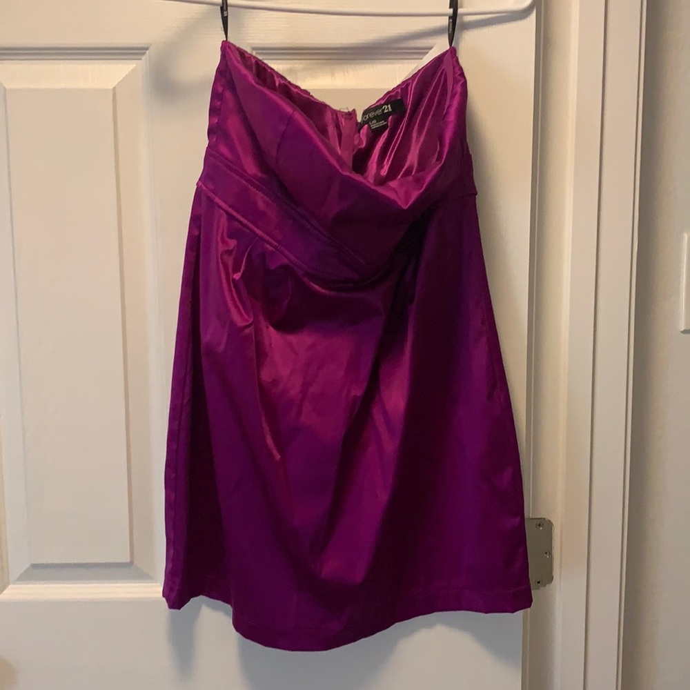 Forever 21 Strapless mini dress